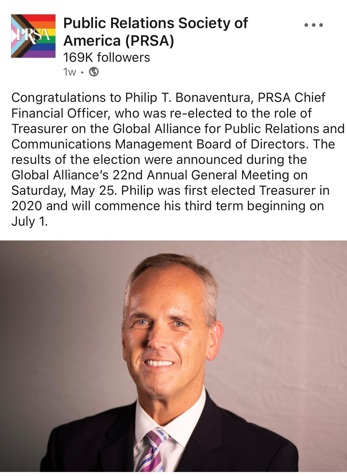 PRSA and the Global Alliance are allowing one person to control finances of both organizations, which do business with one another.